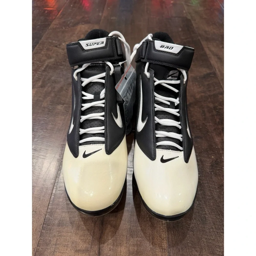 Nike 396221-101 Air LT Super Bad Football‎ Cleats Size 15 Never Out Hustled - Picture 3 of 6